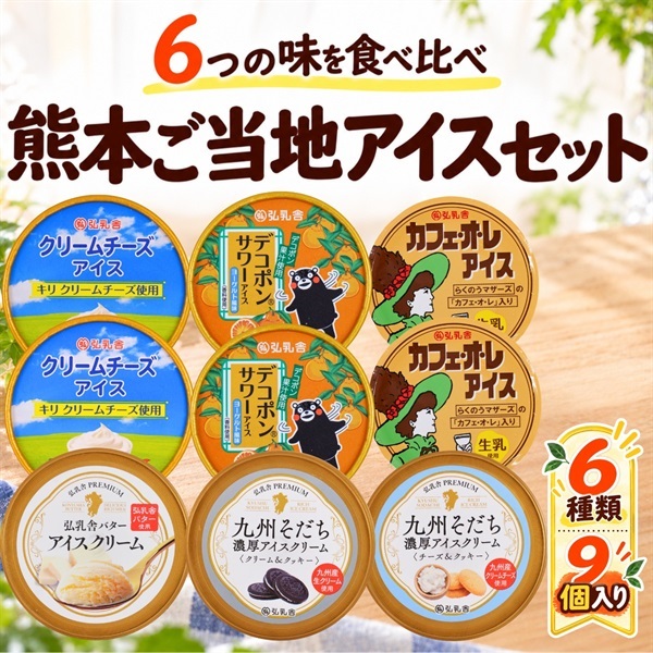 熊本ご当地アイスセットの外観